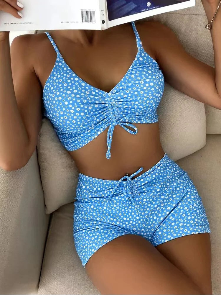 Nalani | Ensemble de bikini à imprimé floral pour femme