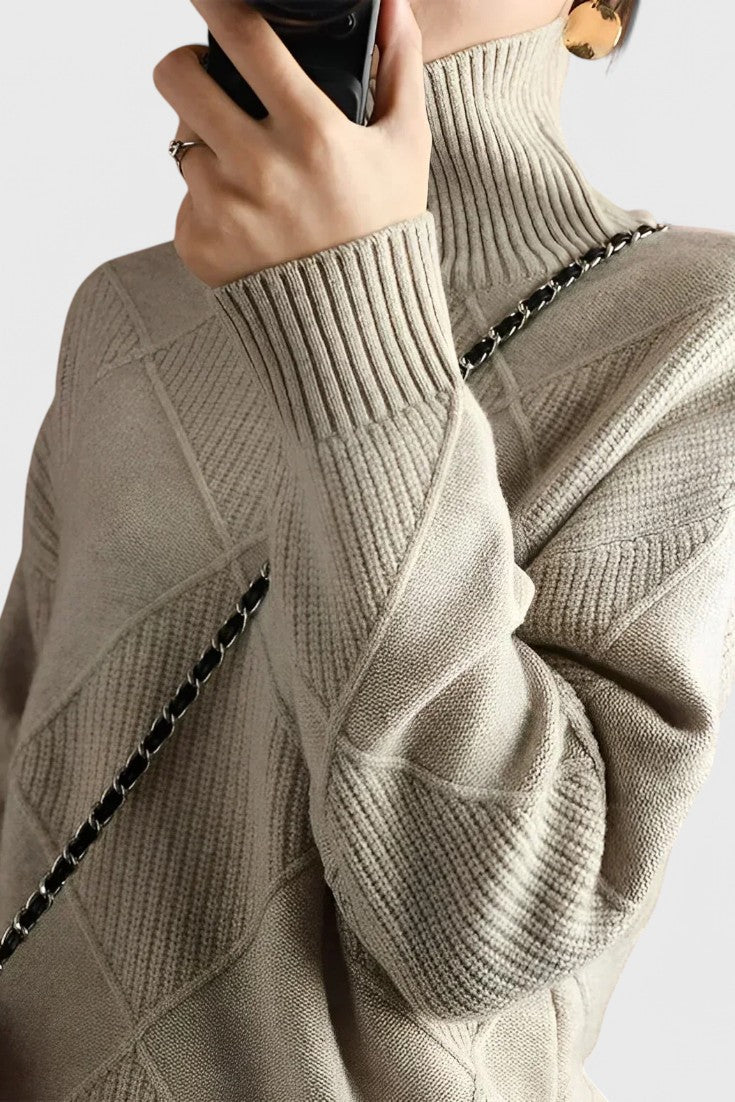 Chloé | Pull Doux à Col Roulé