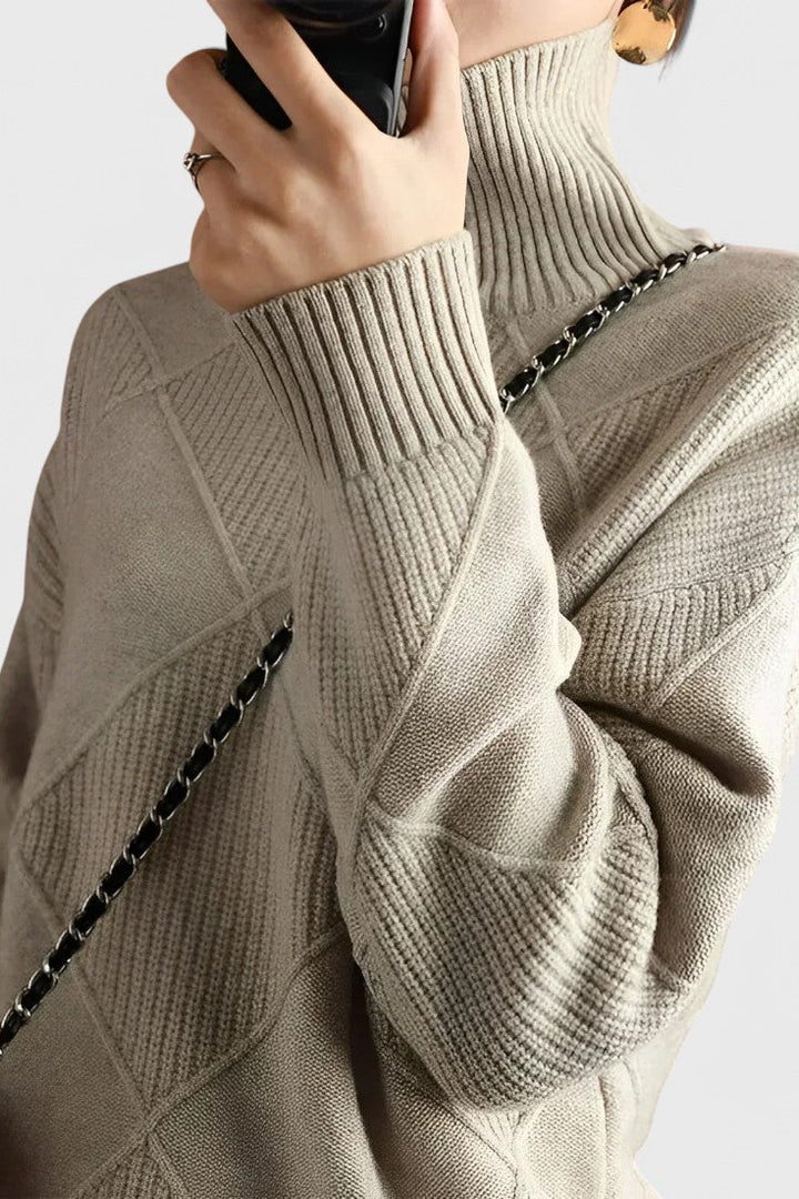Chloé | Pull Doux à Col Roulé