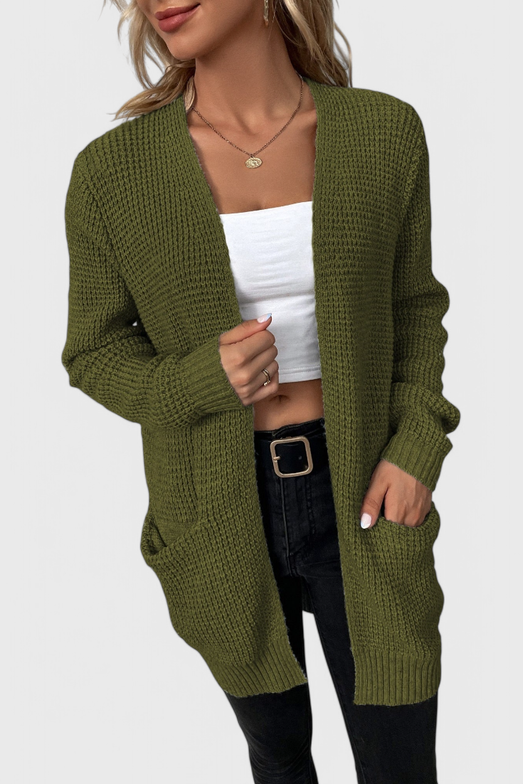 Inès | Cardigan Élégant de la Ligne Douce