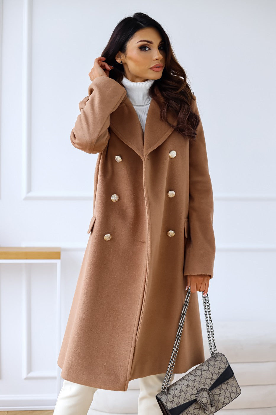 Zora | Manteau long élégant et ample pour femme