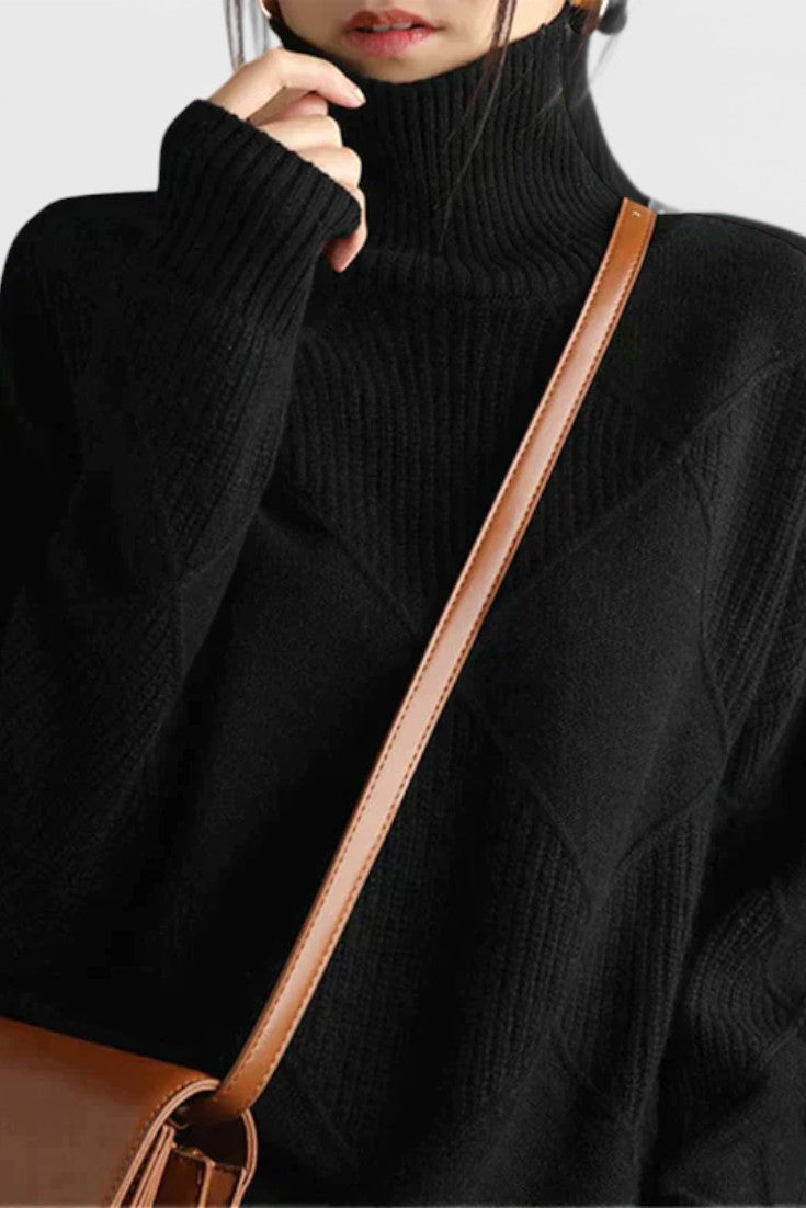 Chloé | Pull Doux à Col Roulé