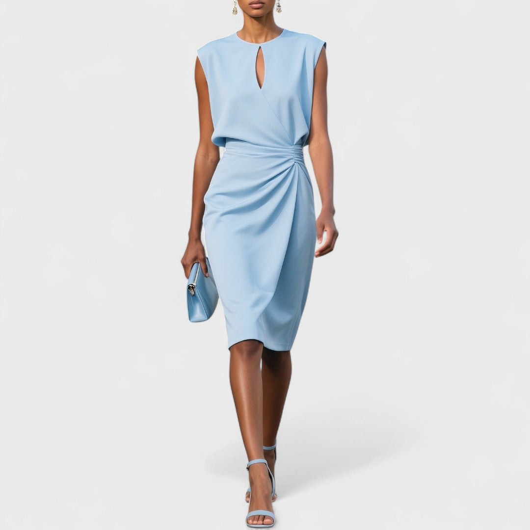 Élise | Robe portefeuille midi élégante