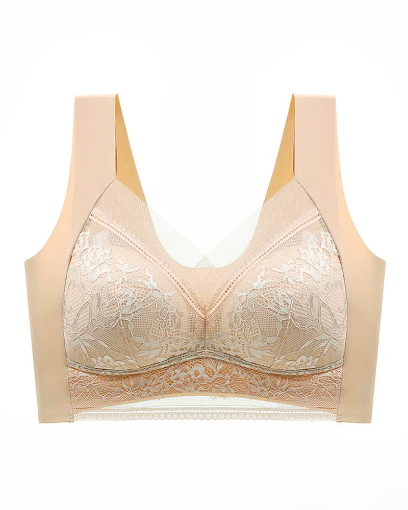 👙 Super Confortable Et Doux Soutien-Gorge Dentelle Pour Femmes Sans Armature