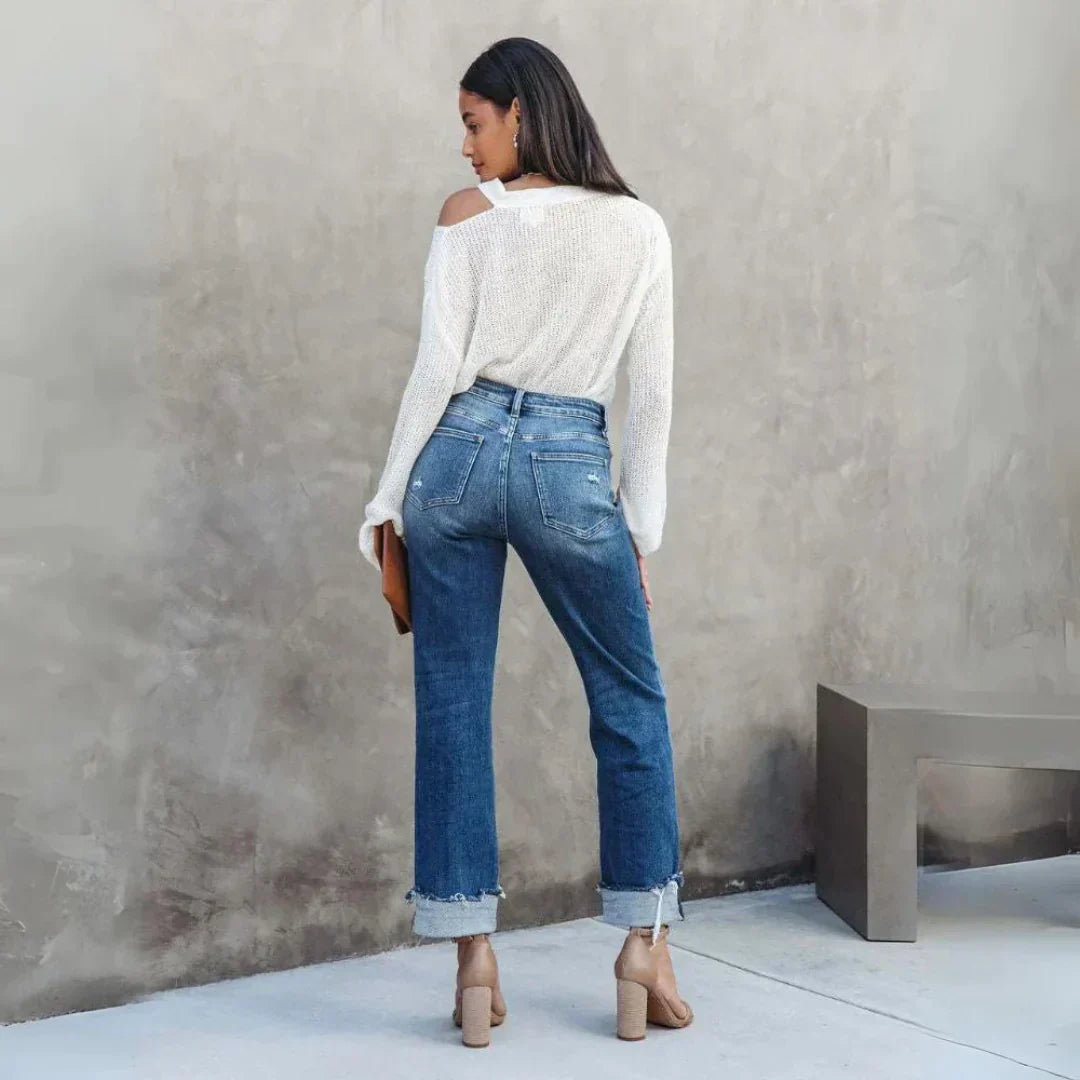 Katja | Jean droit classique pour femme