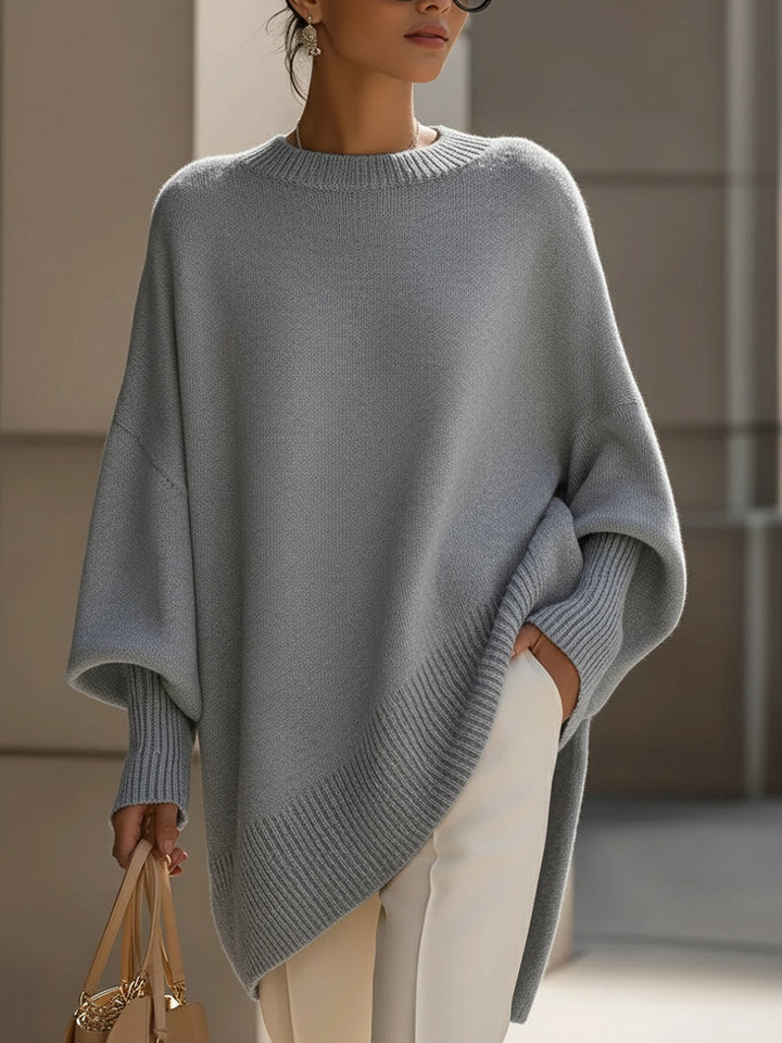 Alix | Pull Oversized en Coton et Acrylique Mélangés