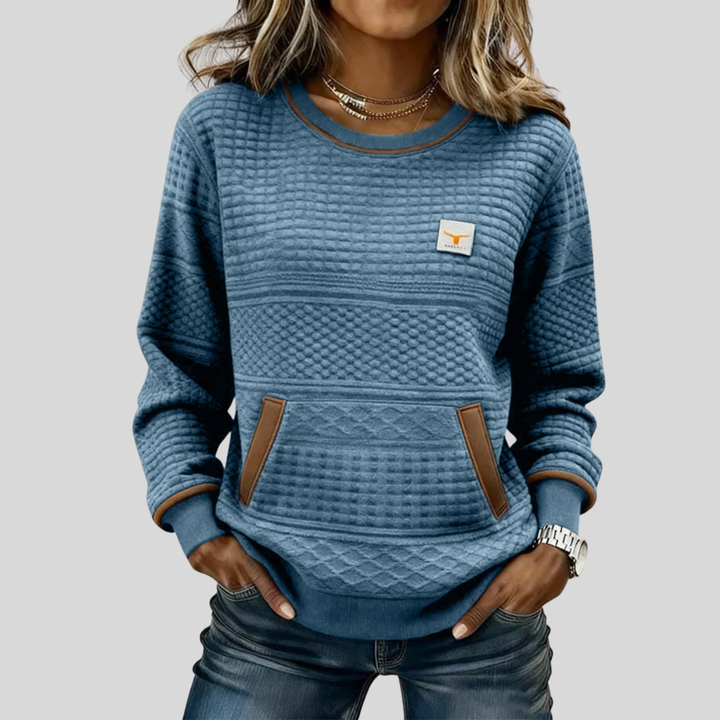 Alix | Pull Colorblock Doux