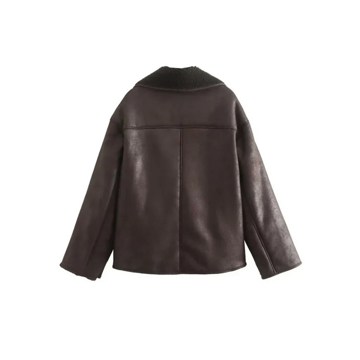 Helga | Veste à col à manches longues au style hivernal pour femme