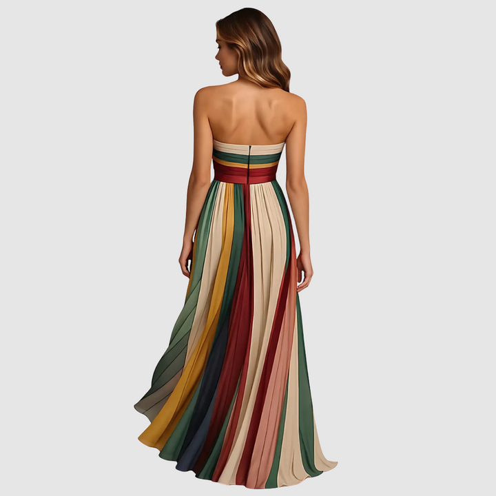 Capucine | Robe sans manches colorée