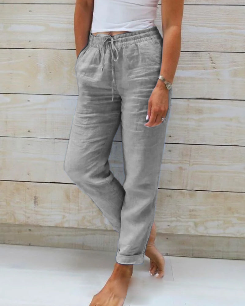 Pantalon Esteralda avec taille élastiqué