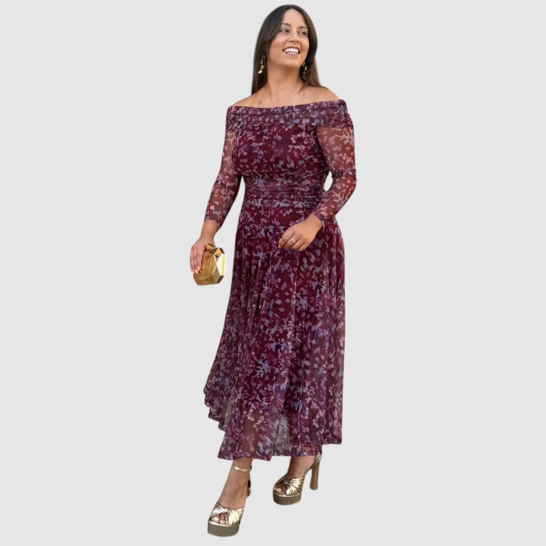 Chloé | Robe aux épaules dénudées