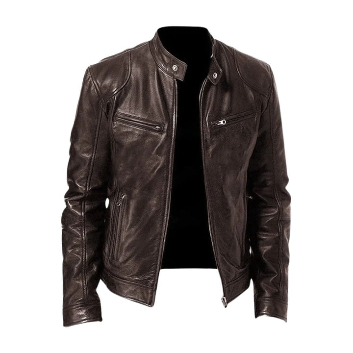 Hugo | Veste en cuir décontractée