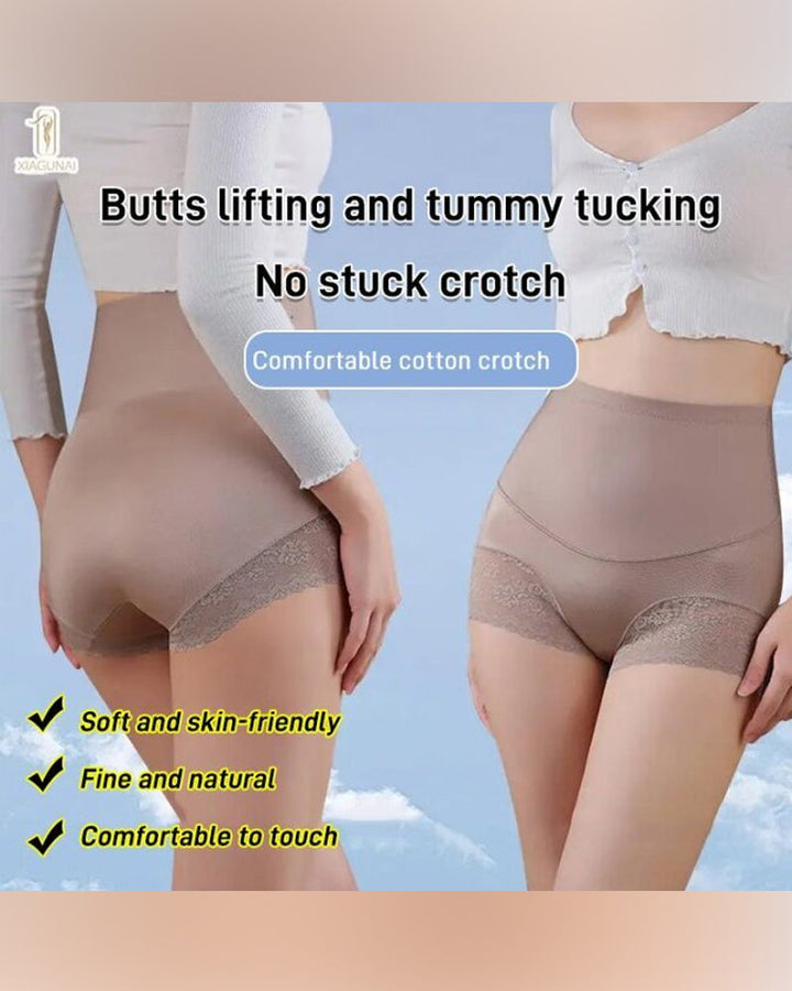Sous-Vêtements Soyeux Haute Taille Galbant