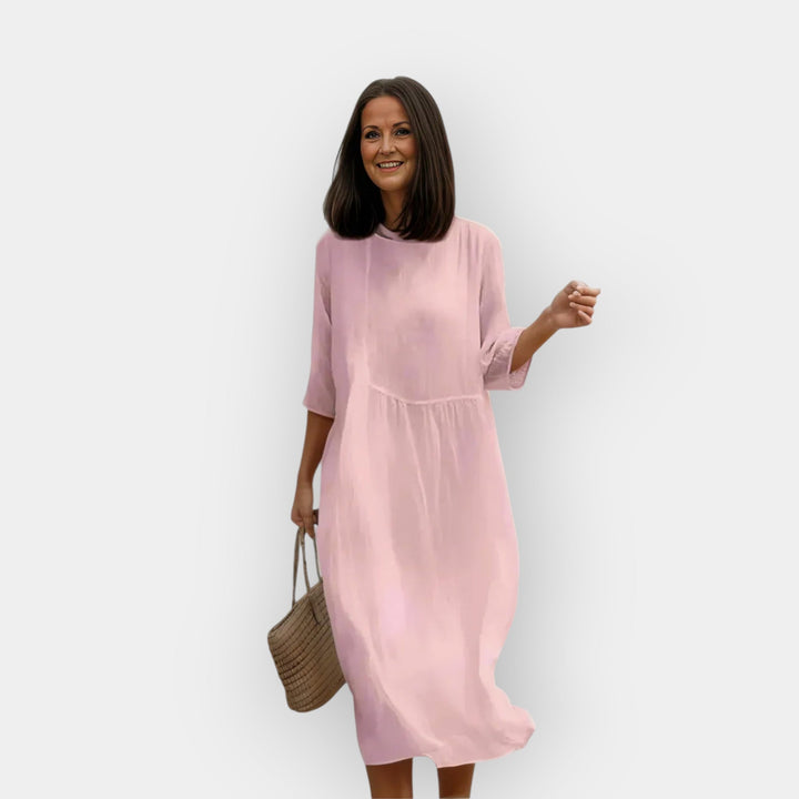 Robe à Coupe Confortable pour le Ventre