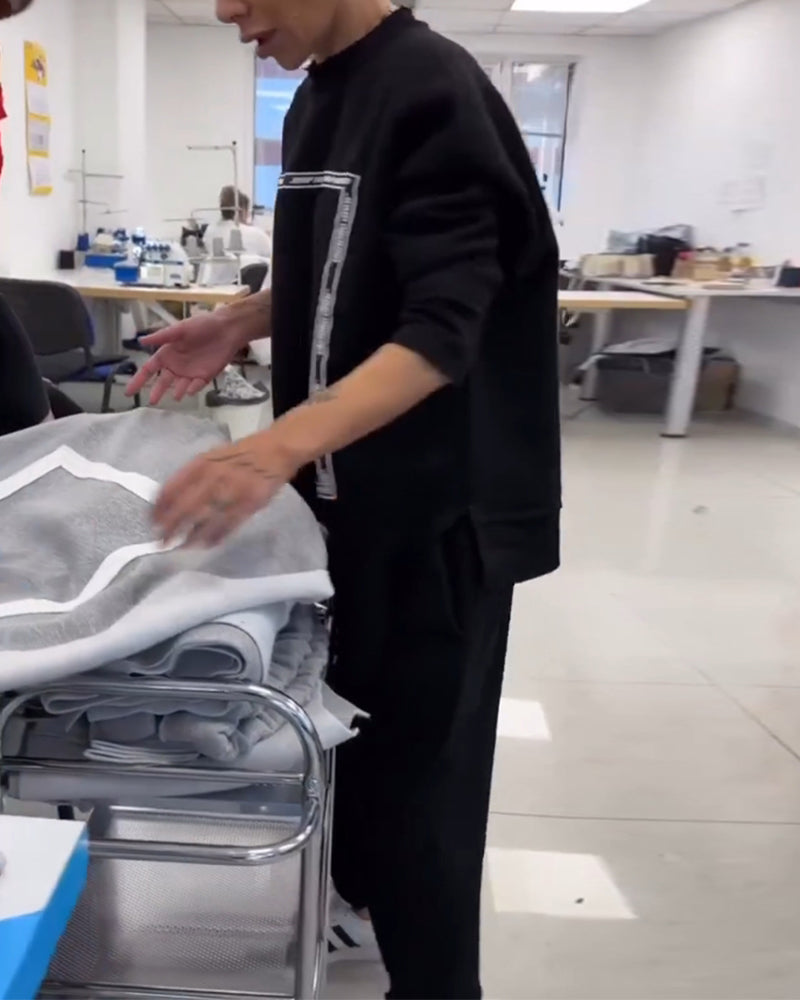 Costume Décontracté à La Mode Ample Et Confortable
