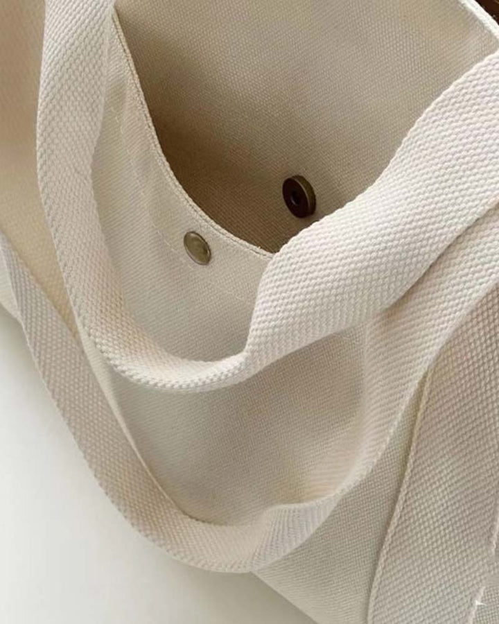 Sac en toile de grande capacité avec doubles poignées
