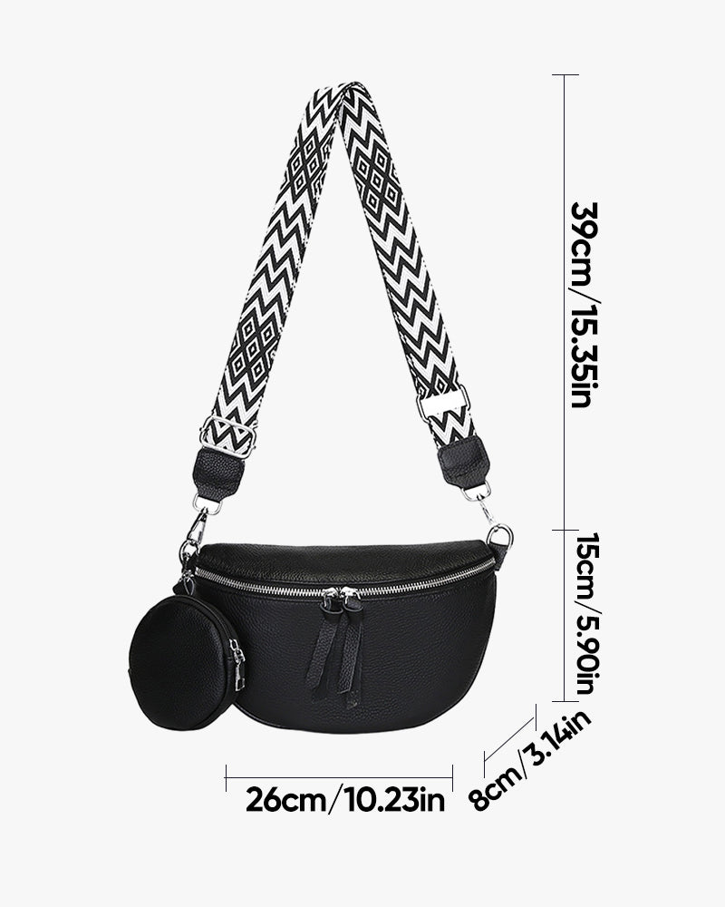 Sac à bandoulière en cuir pour femme