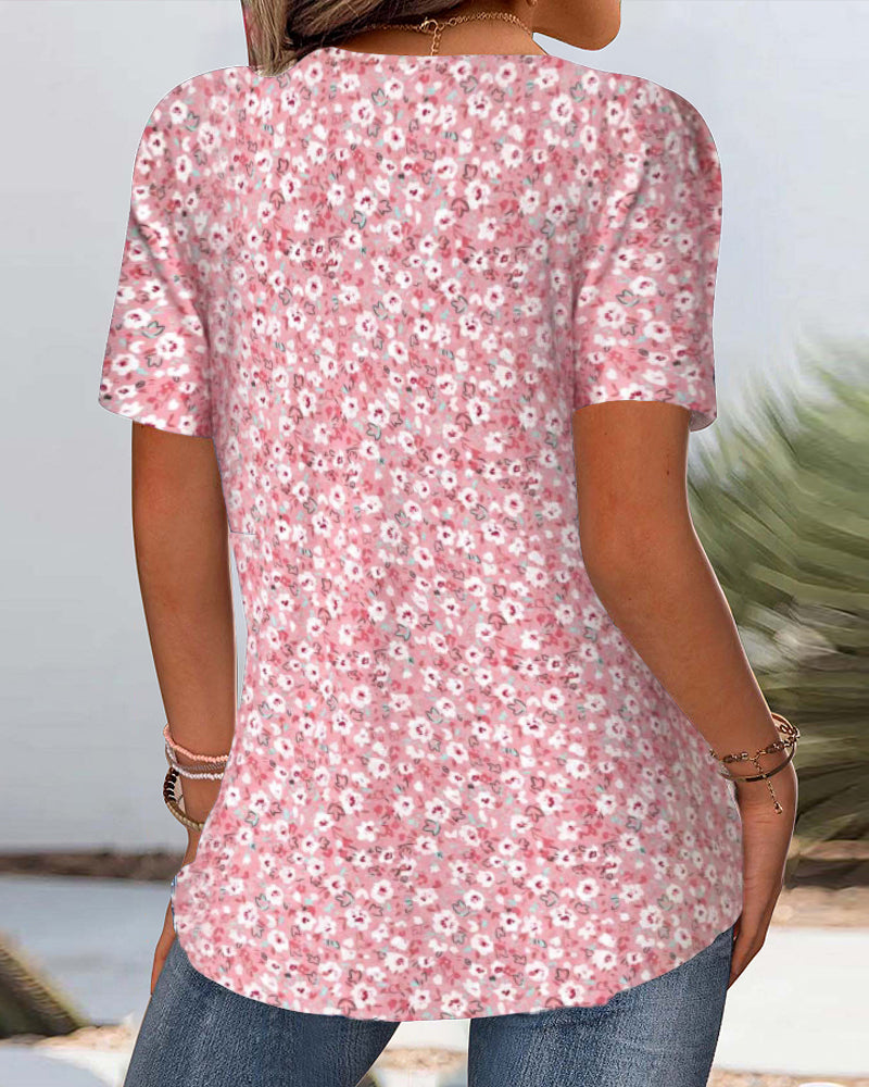 T-Shirt Imprimé Décontracté Confort