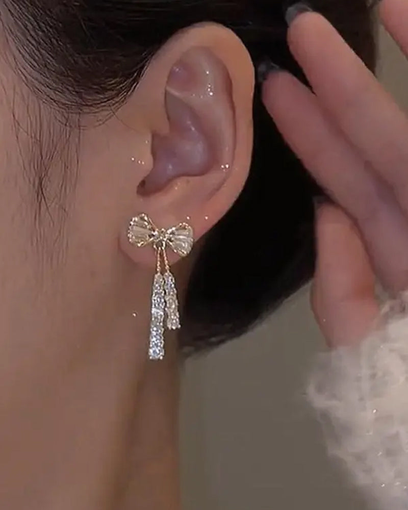 Boucles d’Oreilles Papillon Scintillant