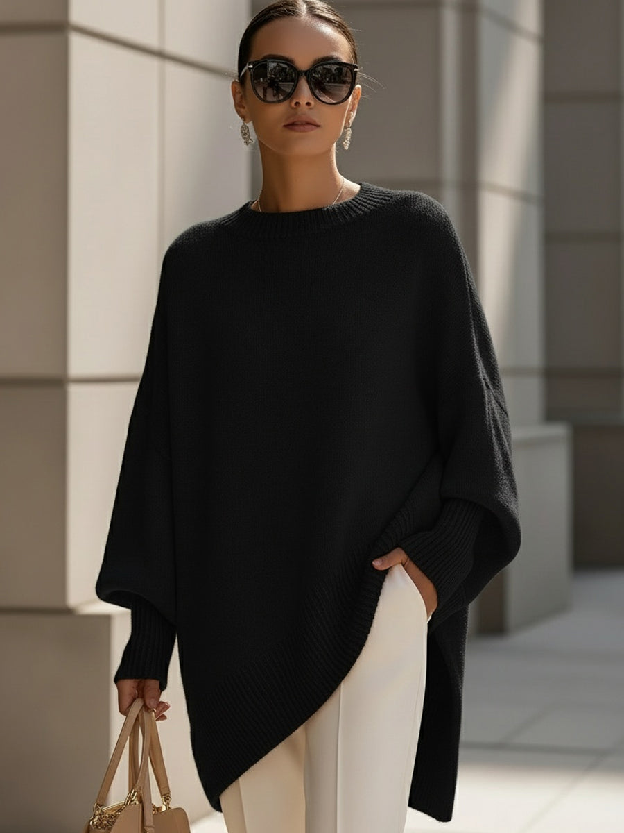 Alix | Pull Oversized en Coton et Acrylique Mélangés
