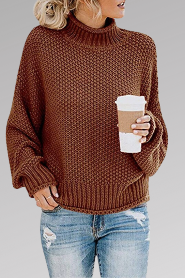 Capucine | Pull Tricot Épais à la Coupe Douce