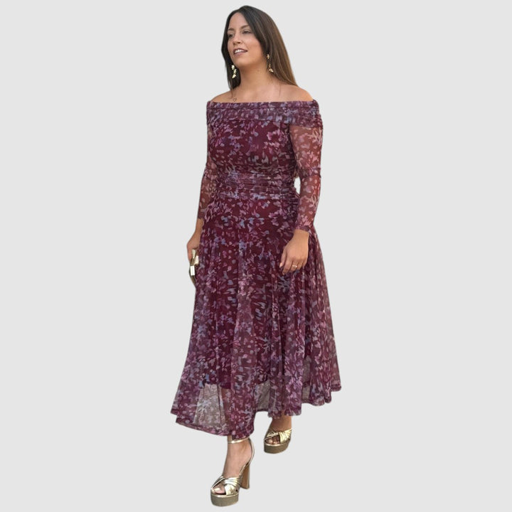 Chloé | Robe aux épaules dénudées