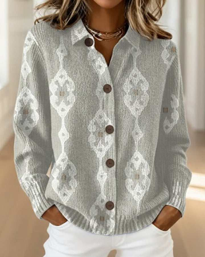 Gilet Col Polo Simple Rangée
