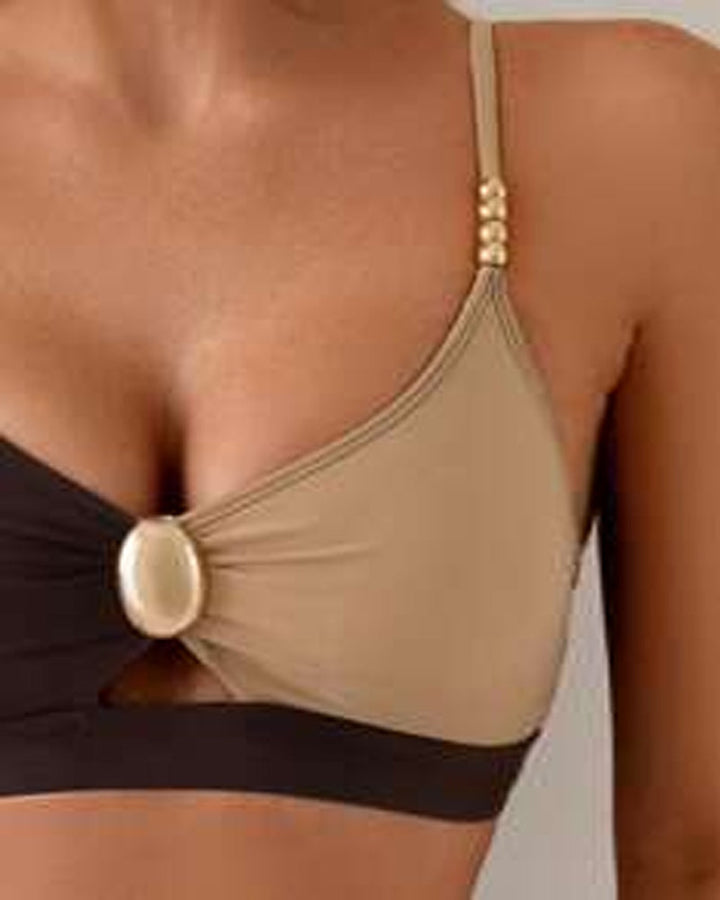 Maillot De Bain Haute Taille Sexy Soutien-Gorge Triangle