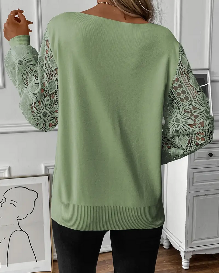 Pull Col En V Tendance Ajouré