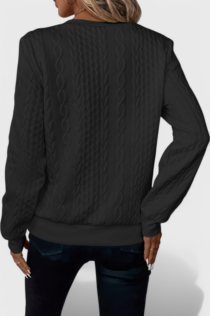 Manon | Pull Texturé à Zip