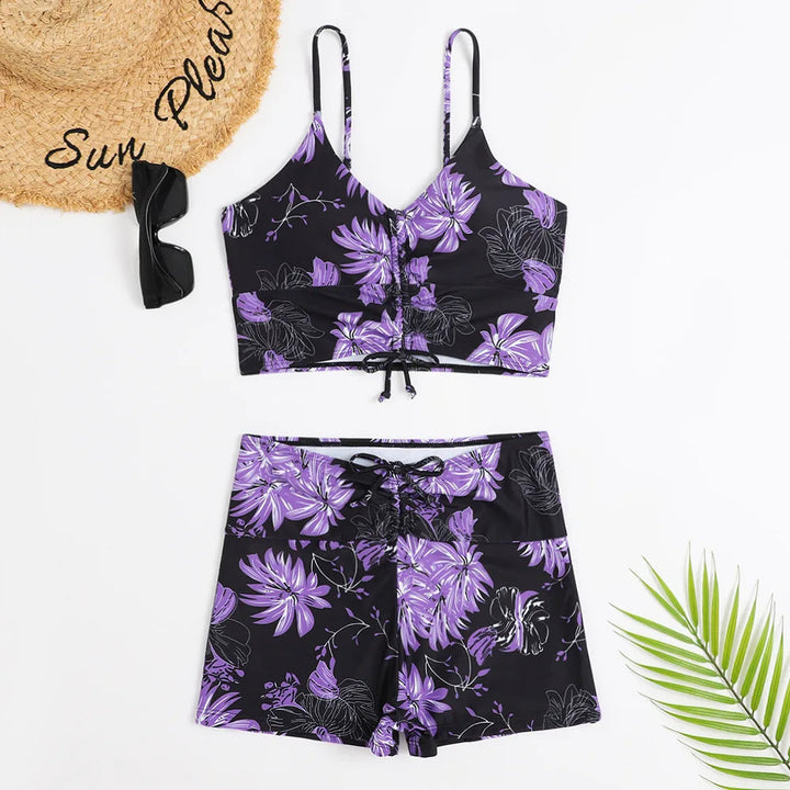 Nalani | Ensemble de bikini à imprimé floral pour femme