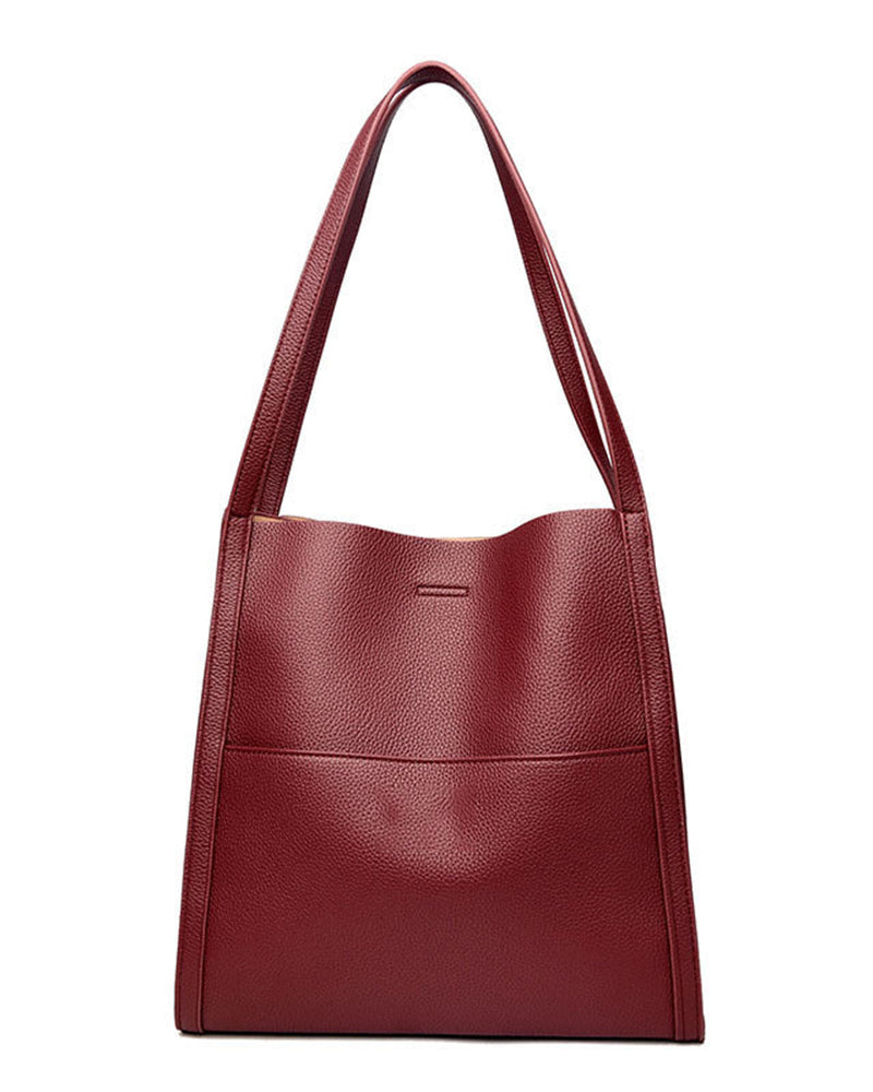 Sac à bandoulière simple de couleur unie