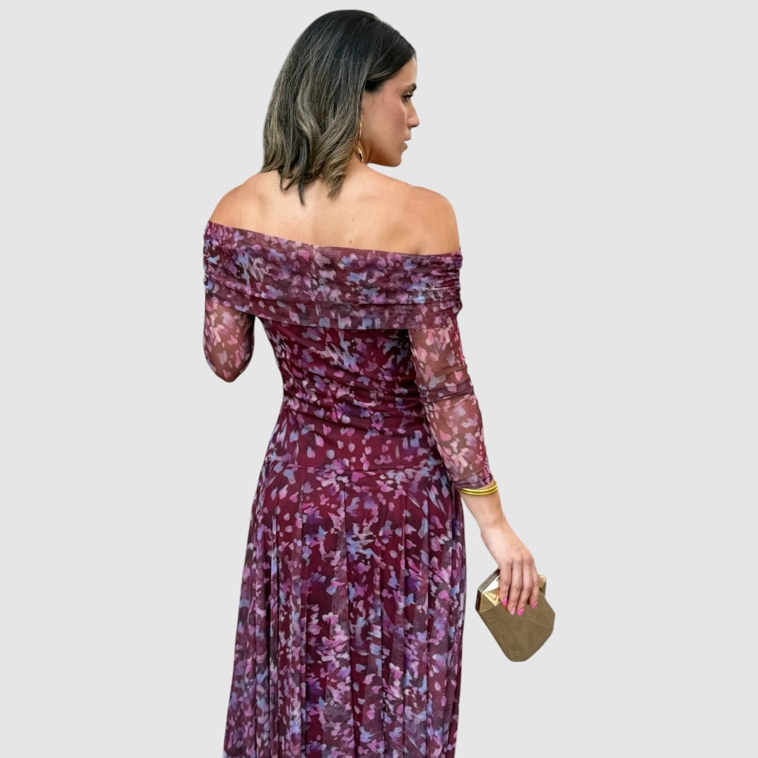 Chloé | Robe aux épaules dénudées