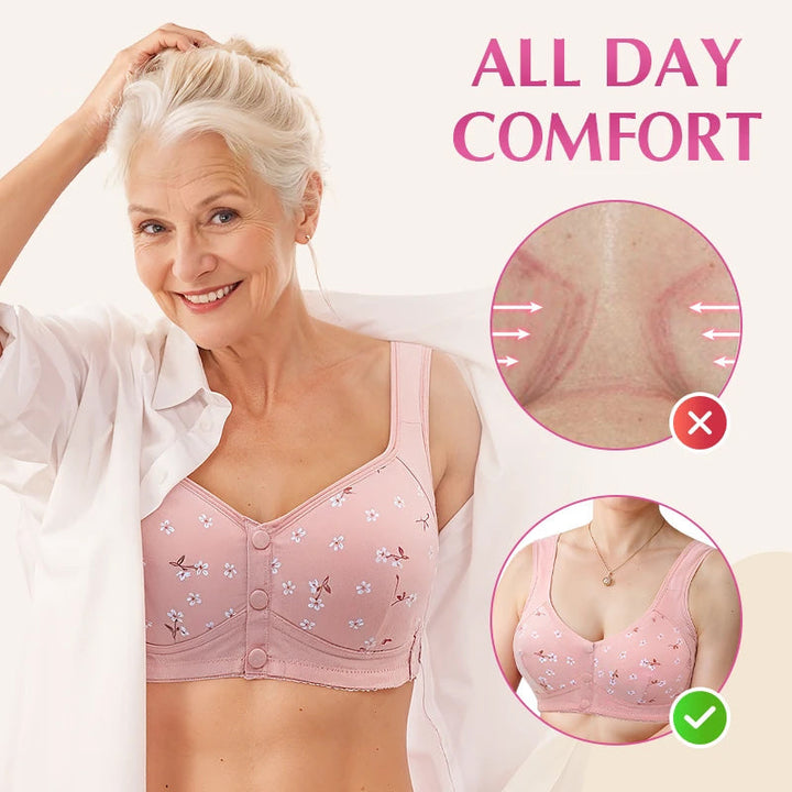 Soutien-Gorge Confortable Et Pratique Avec Bouton Devant