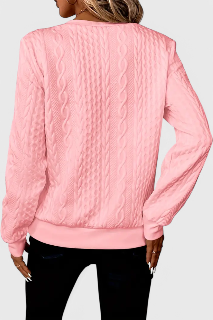 Manon | Pull Texturé à Zip