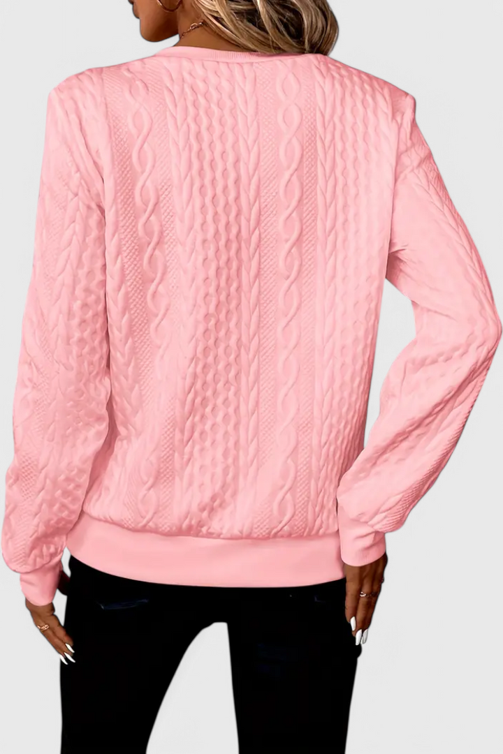 Manon | Pull Texturé à Zip