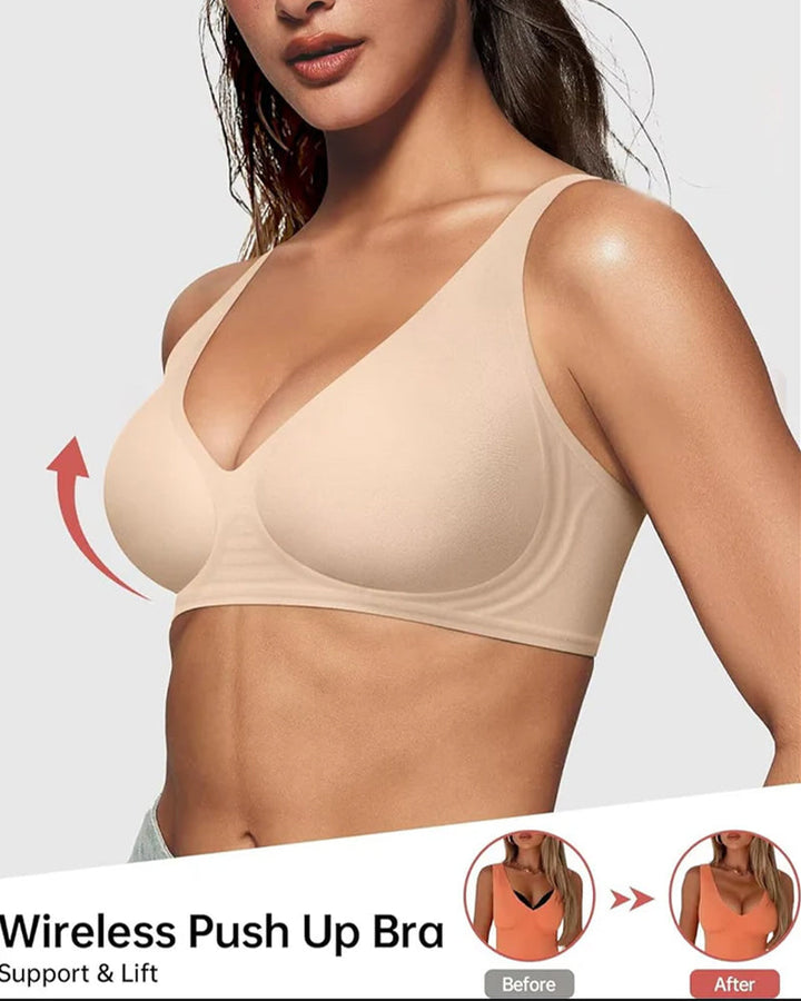 Soutien-Gorge Push-Up Sans Couture Et Sans Armature Confortable