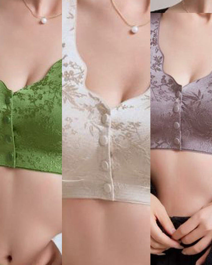 Confort Fermeture Avant & Soutien-Gorge Sans Armature Et Sans Couture