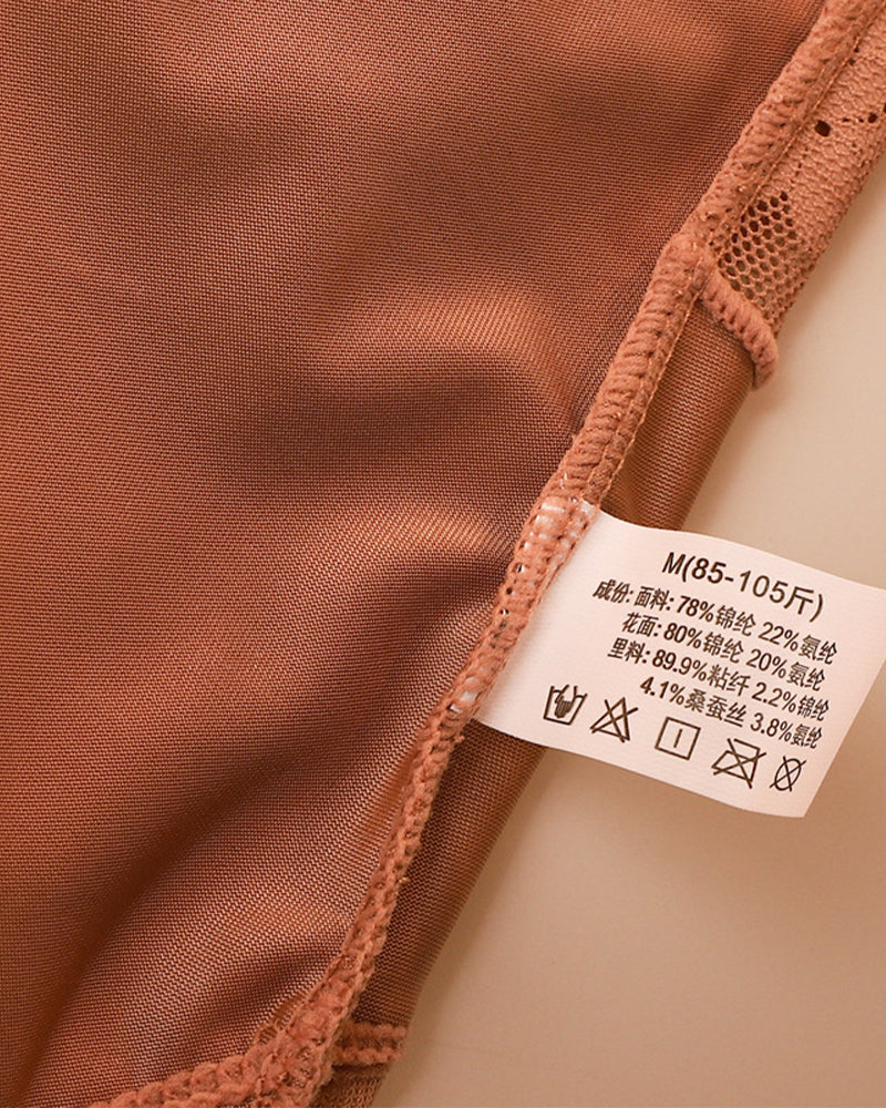 Culotte Taille Haute En Dentelle Pour Femmes
