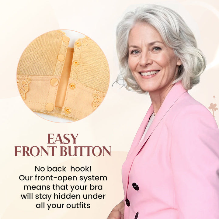 Fermeture avant Soutien-gorge respirant pour Seniors