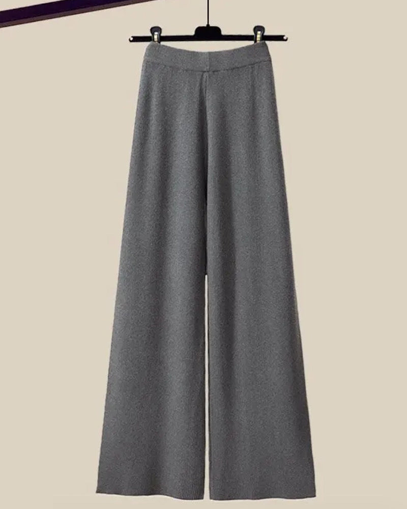 Ensemble trois pièces de couleur unie Cross