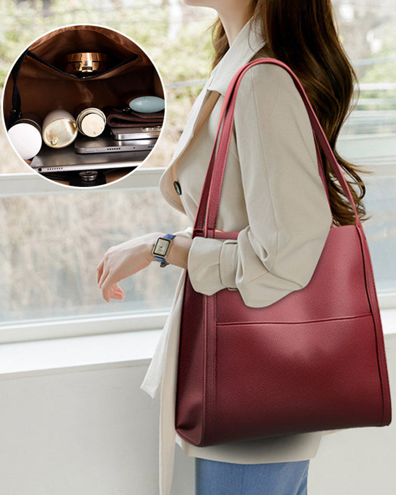 Sac à bandoulière simple de couleur unie
