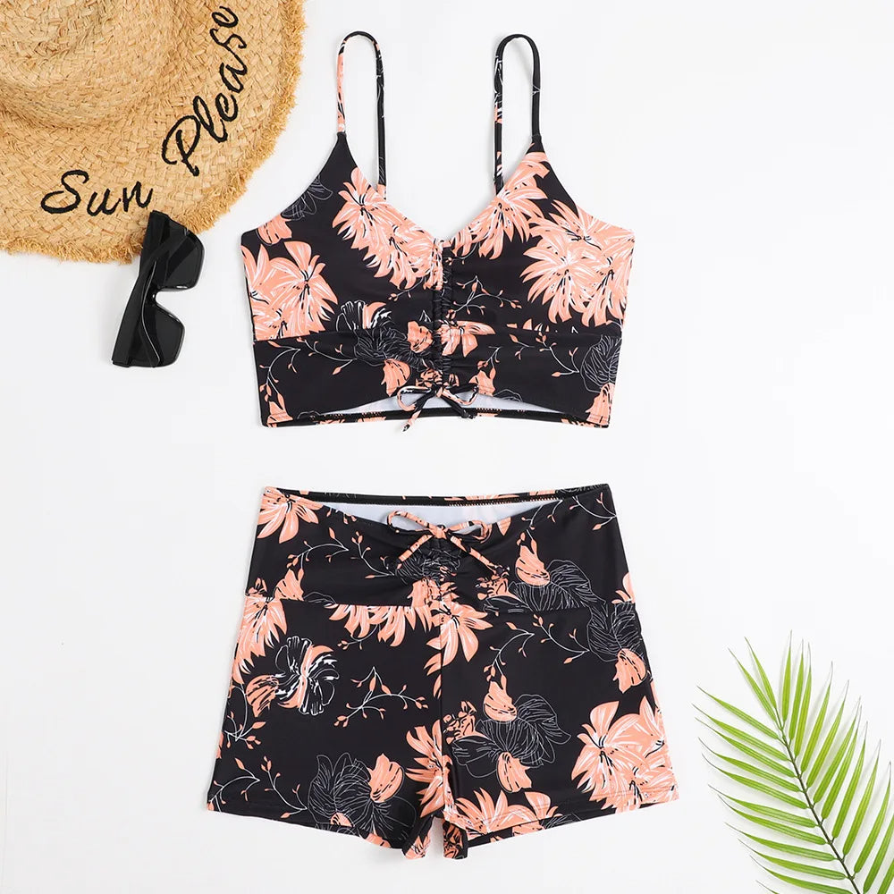 Nalani | Ensemble de bikini à imprimé floral pour femme