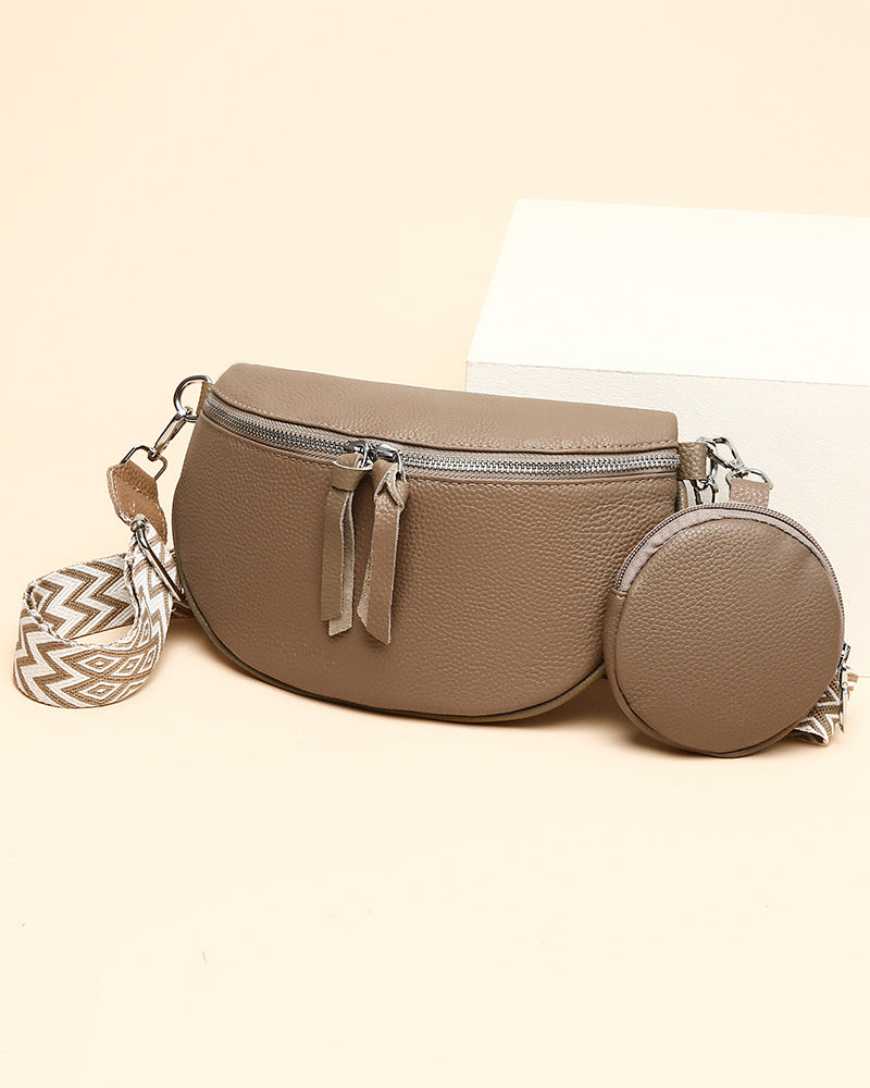 Sac à bandoulière en cuir pour femme
