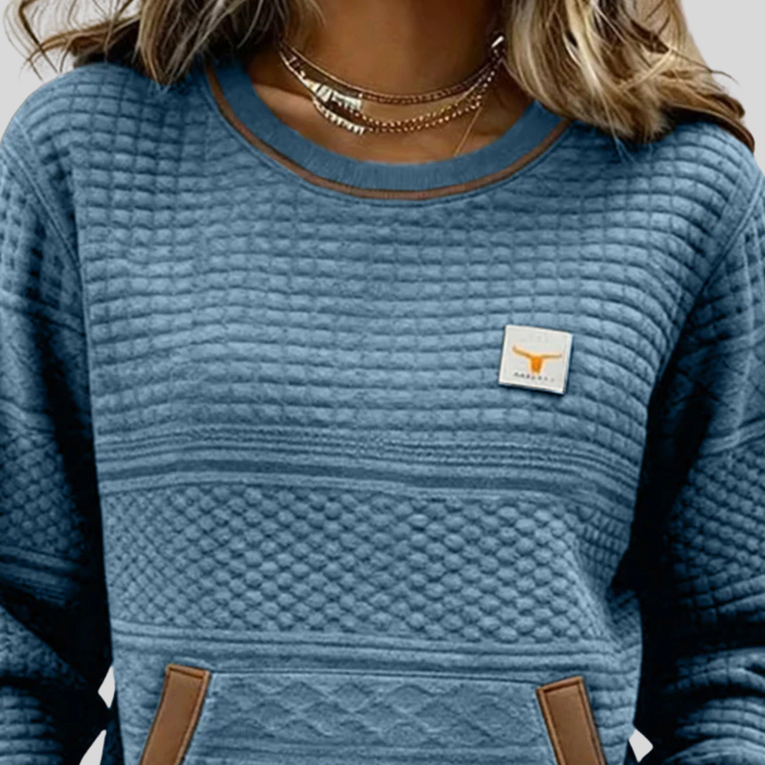Alix | Pull Colorblock Doux