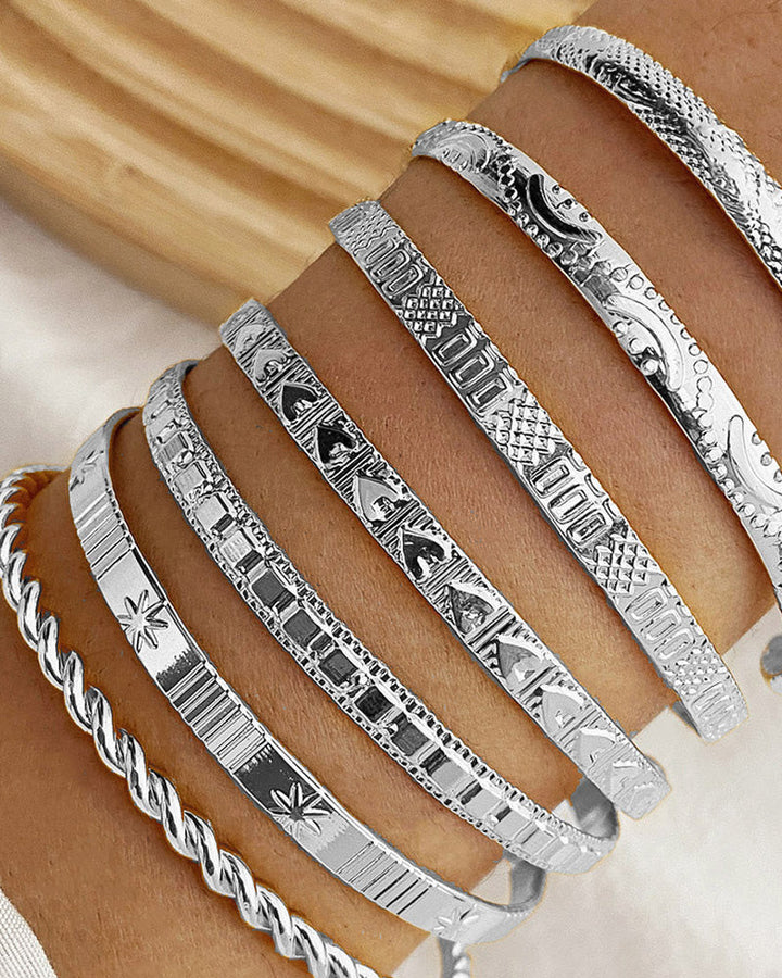 Bracelet étoile à six branches lot de 7 pièces
