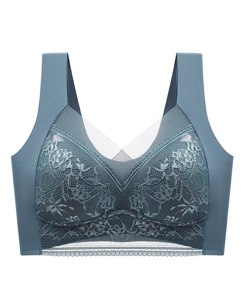 👙 Super Confortable Et Doux Soutien-Gorge Dentelle Pour Femmes Sans Armature