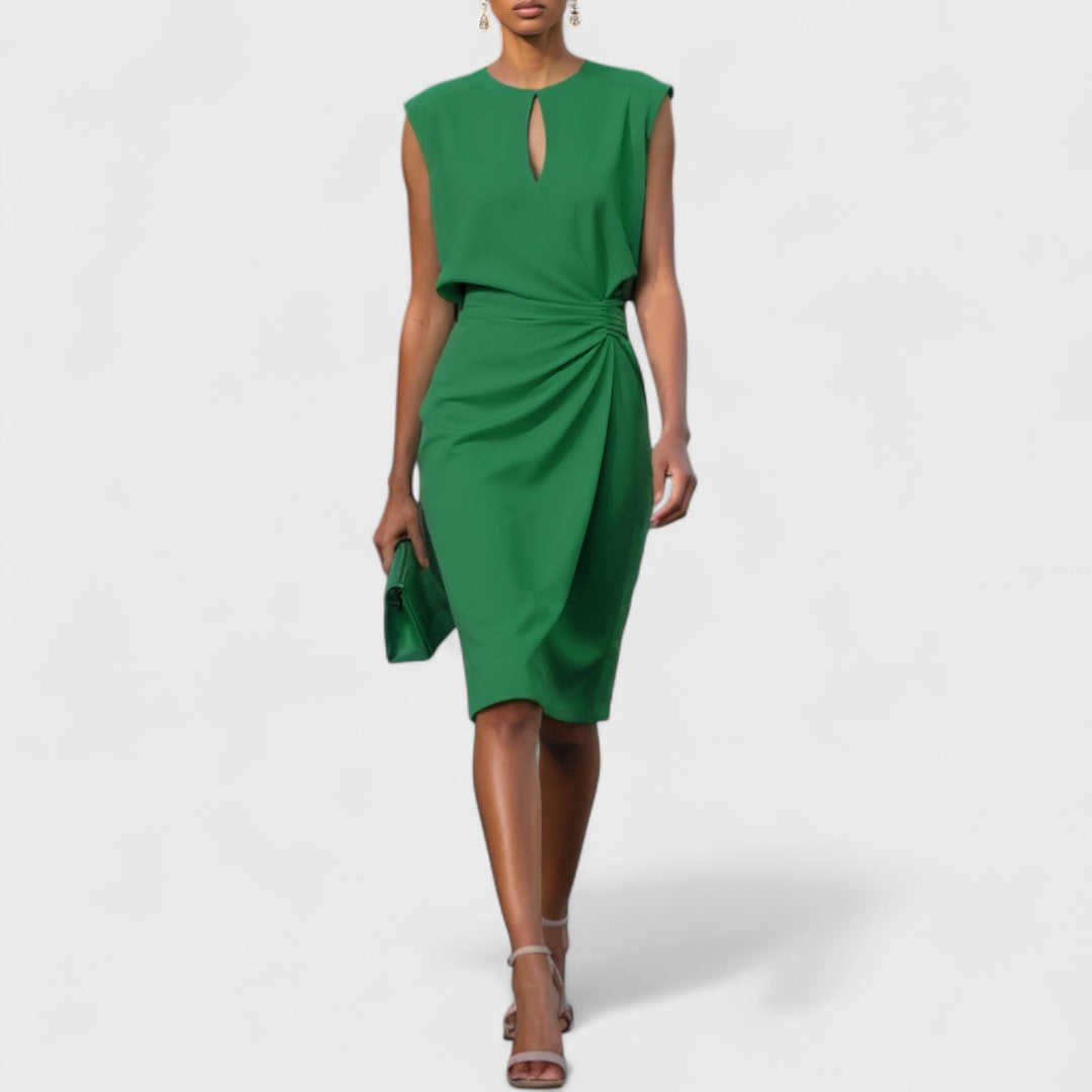 Élise | Robe portefeuille midi élégante