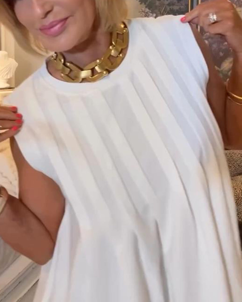 Camisole Polyvalente avec Plis Élégants