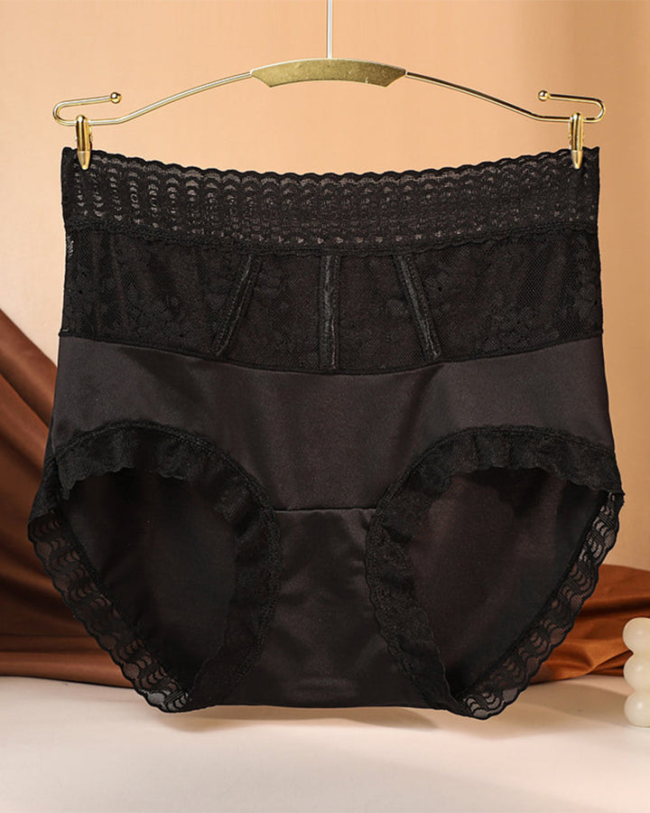 Culotte Taille Haute En Dentelle Pour Femmes